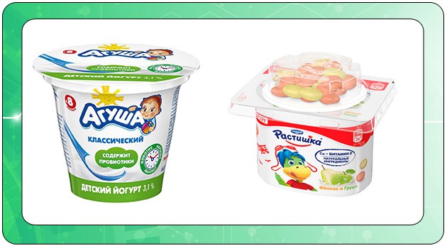Кисломолочные продукты для детей